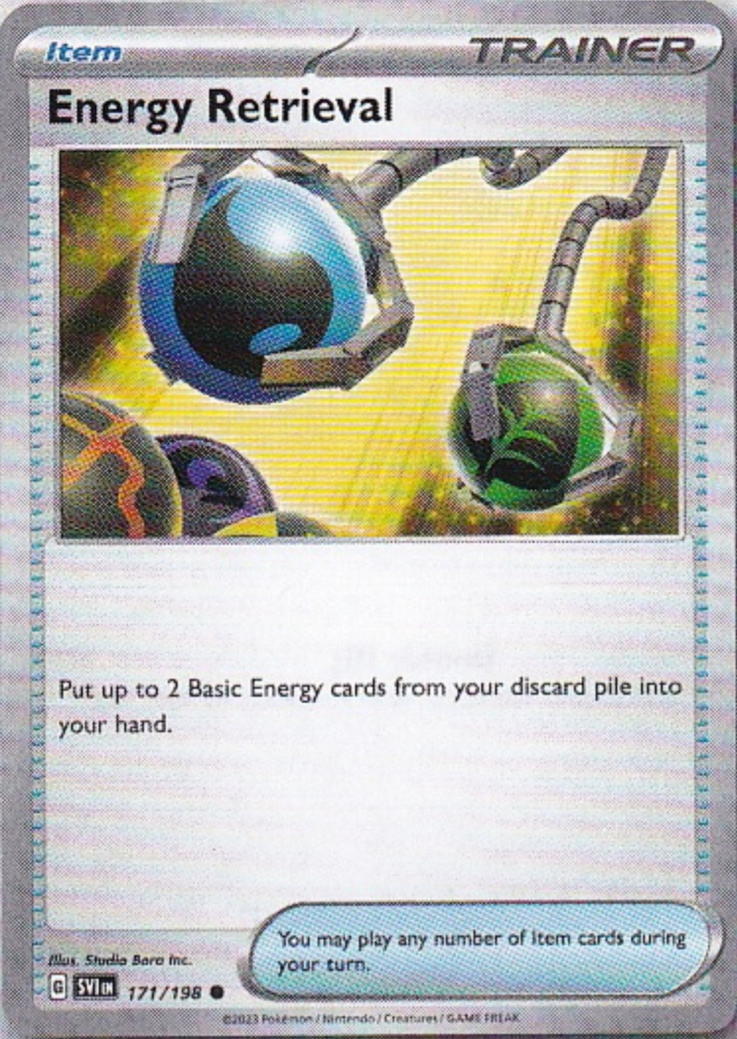 Scarlet & Violet Base Set 171/198 Energy Retrieval