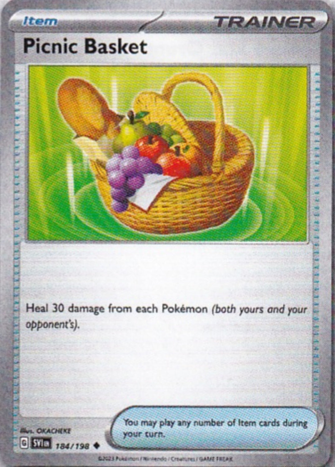 Scarlet & Violet Base Set 184/198 Picnic Basket