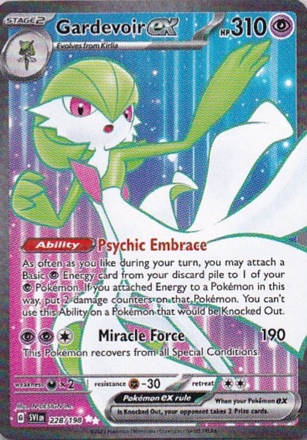 Scarlet & Violet Base Set 228/198 Gardevoir ex