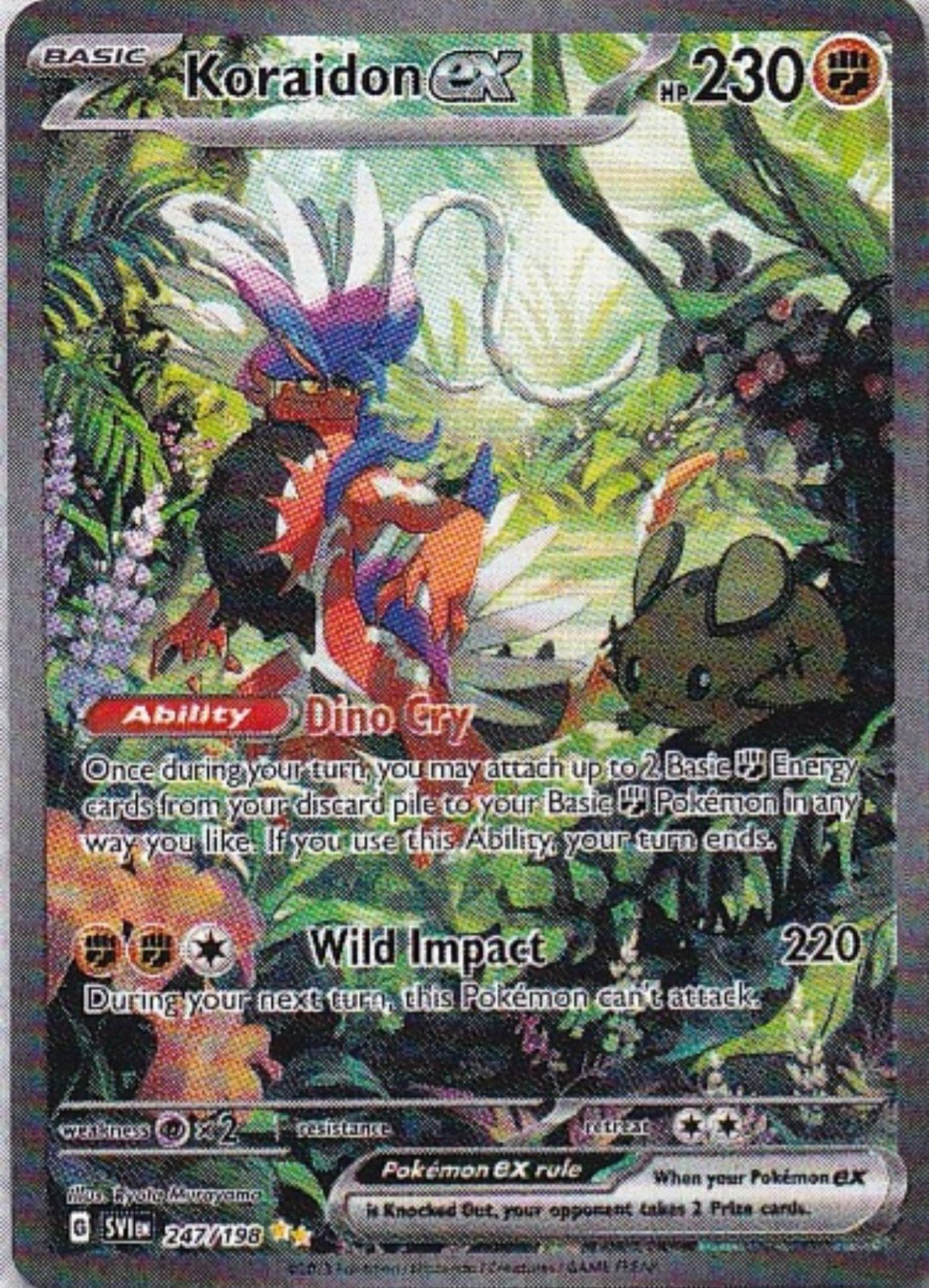 Scarlet & Violet Base Set 247/198 Koraidon ex