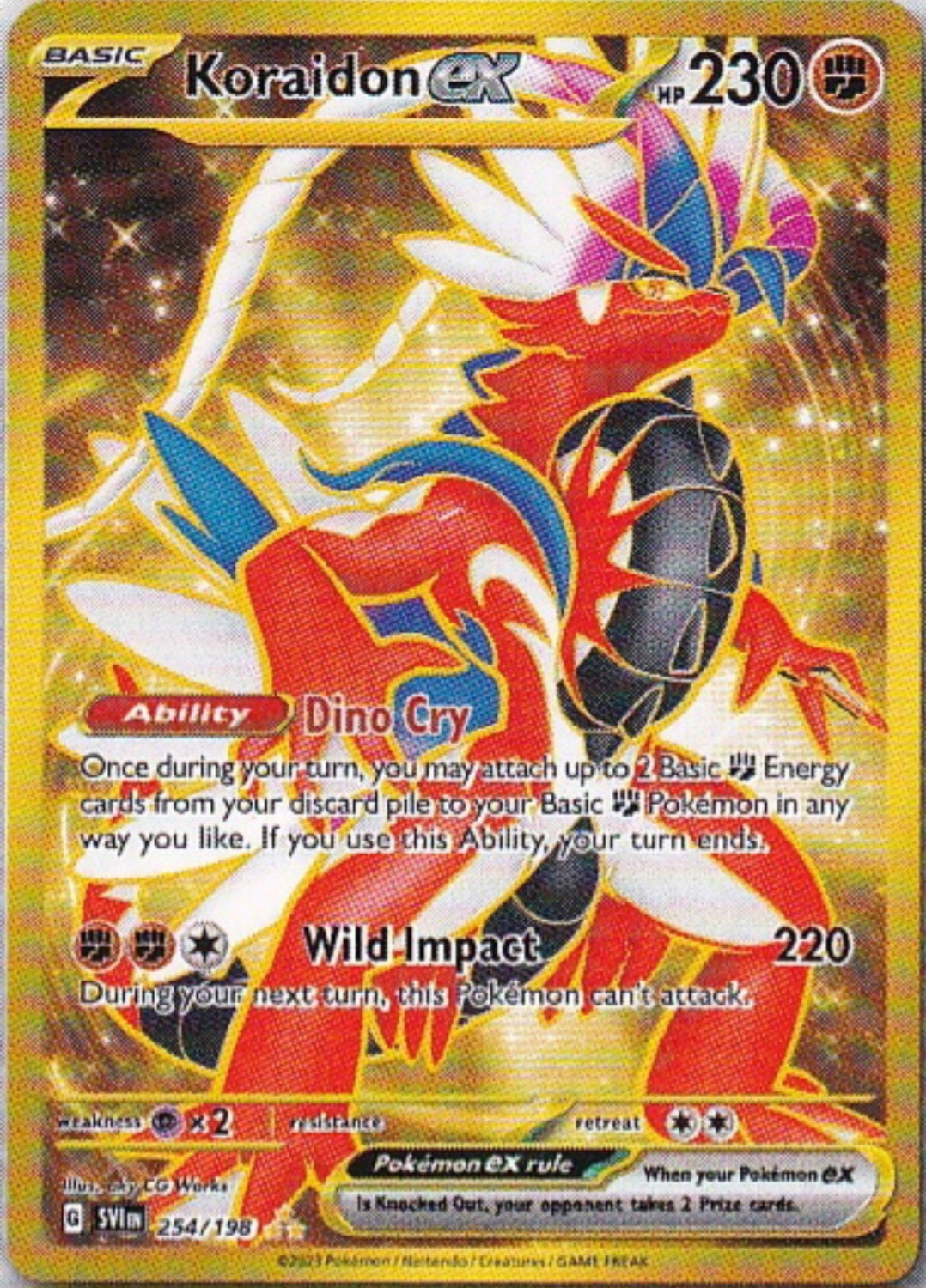 Scarlet & Violet Base Set 254/198 Koraidon ex