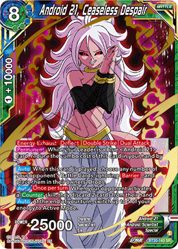 Zenkai Series Power Absorbed BT20-143 Android 21, Ceaseless Despair