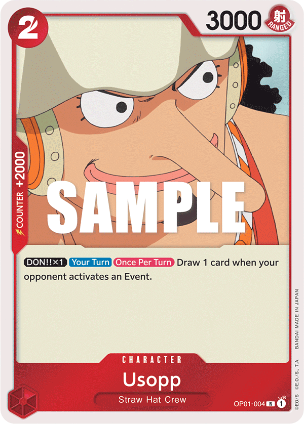 OP01-004 | R | CHARACTER Usopp