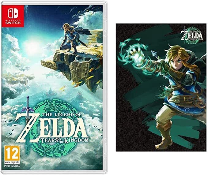 The Legend of Zelda: Tears of the Kingdom - Nintendo Switch + Poster