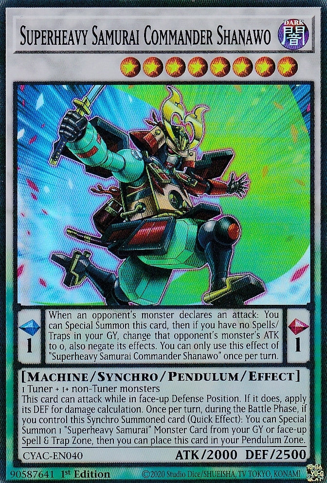 Cyberstorm Access CYAC-EN040 Superheavy Samurai Commander Shanawo