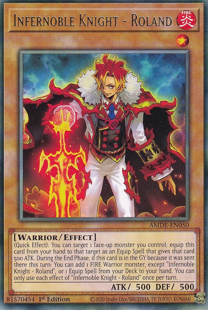 Amazing Defenders AMDE-EN050 Infernoble Knight - Roland