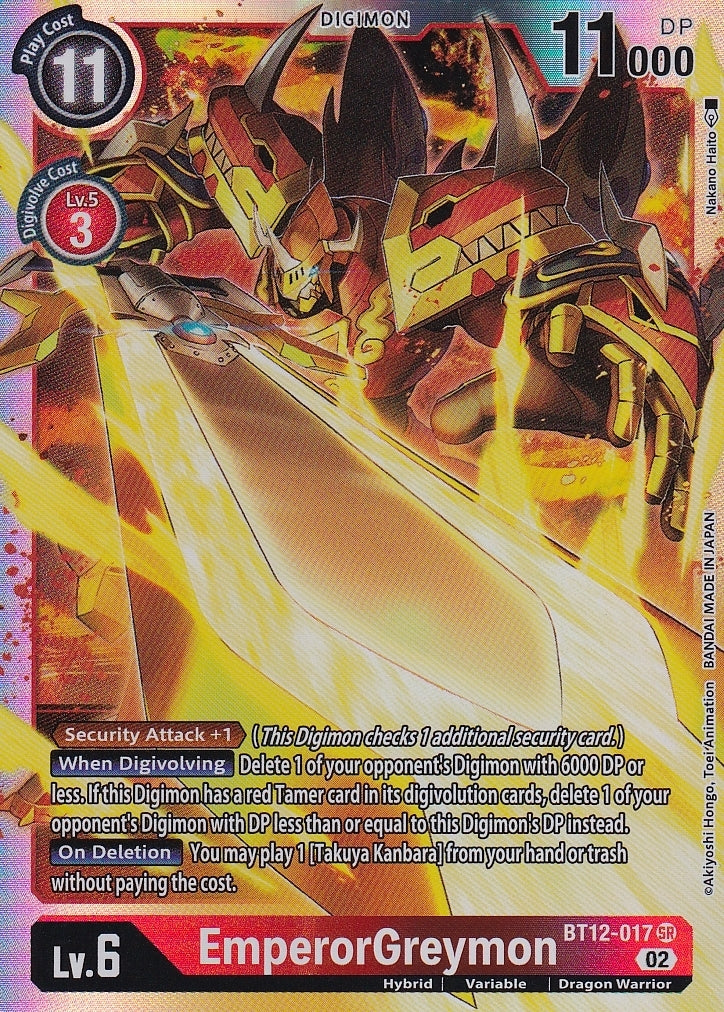 Across Time BT12-017 EmperorGreymon