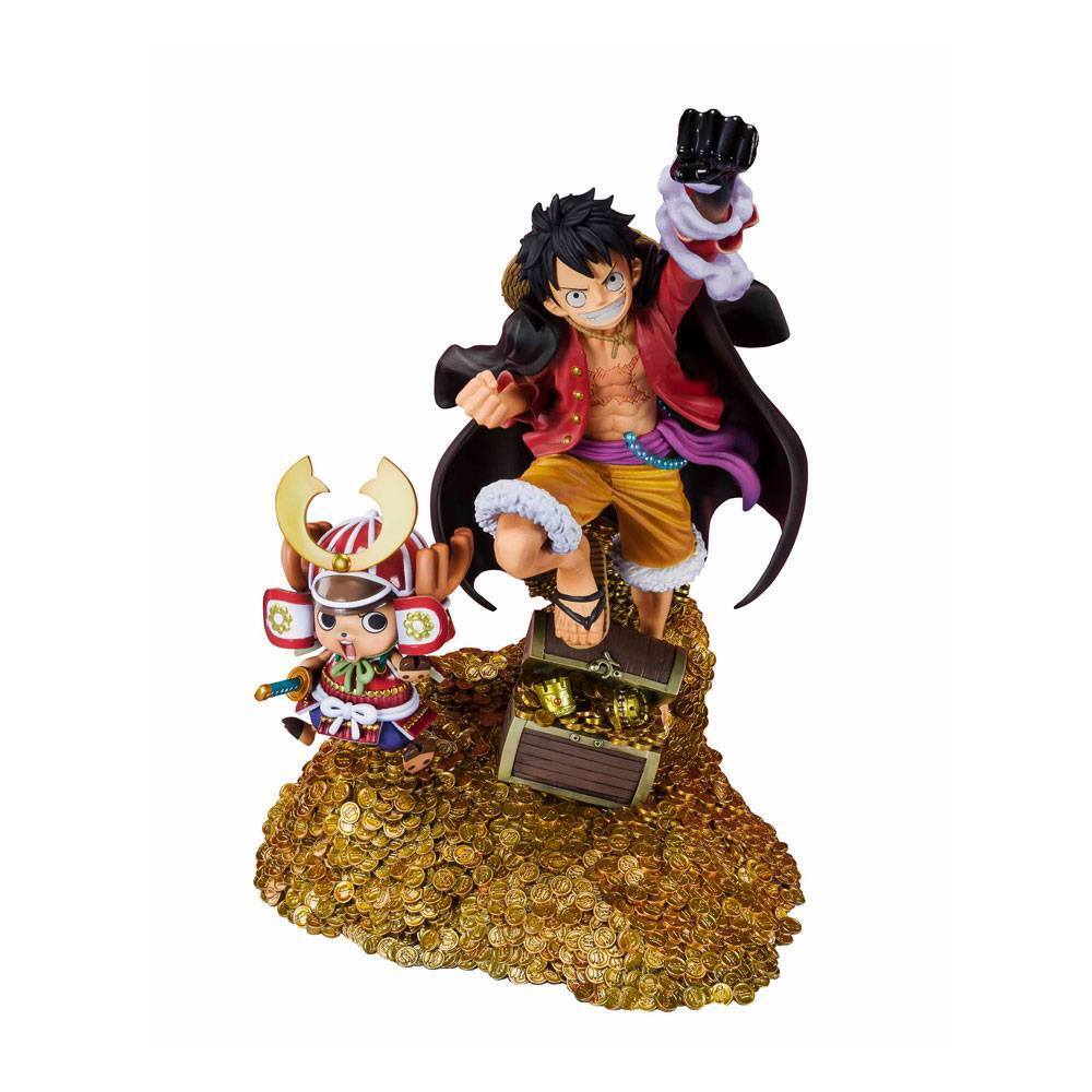 One Piece FiguartsZERO PVC Statue Monkey D. Luffy by Eiichiro Oda WT100 Daikaizoku Hyakkei 19 cm