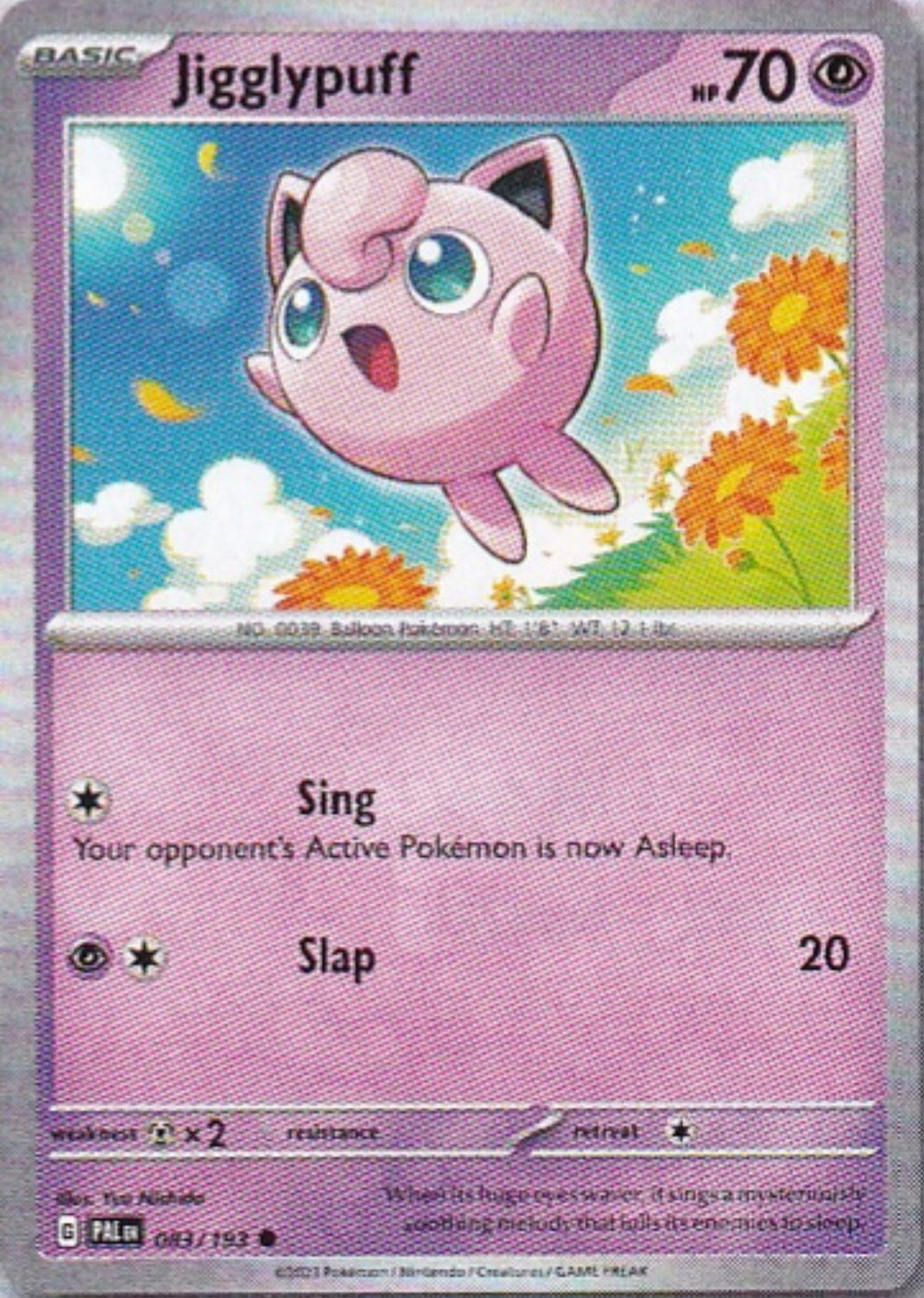 Scarlet & Violet Paldea Evolved 083/193 Jigglypuff