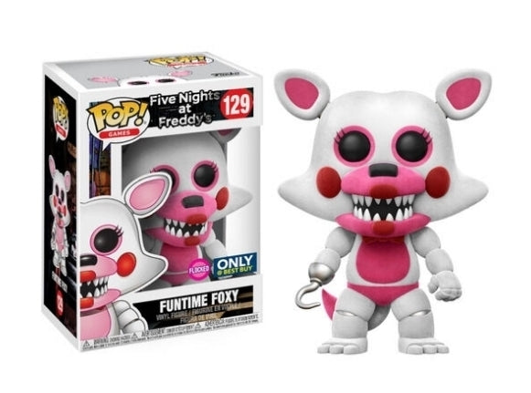 Funko Pop - FIVE NIGHTS AT FREDDYS FUNTIME FOXY FLOCKED (VAULTED)