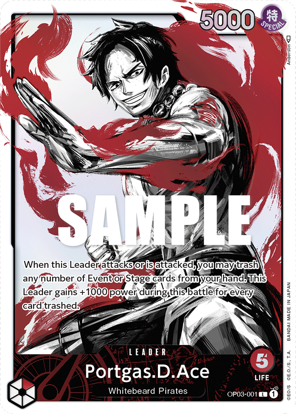 OP03-001 | L | LEADER Portgas.D.Ace Parallel