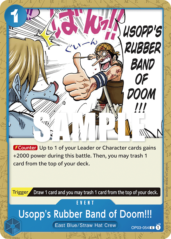 OP03-054 | C | EVENT Usopp's Rubber Band of Doom!!!