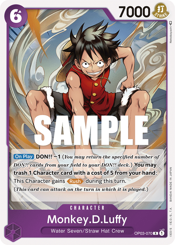 OP03-070 | R | CHARACTER Monkey.D.Luffy