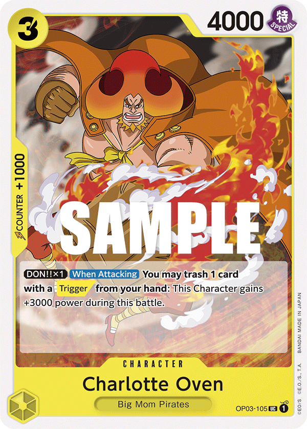 OP03-105 | UC | CHARACTER Charlotte Oven