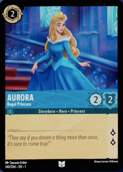 Disney Lorcana The First Chapter 140/204 AURORA Regal Princess Foil