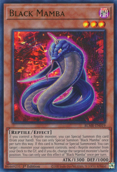 Battles of Legend: Monstrous Revenge BLMR-EN019 Black Mamba