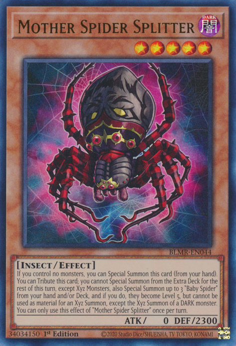 Battles of Legend: Monstrous Revenge BLMR-EN044 Mother Spider Splitter