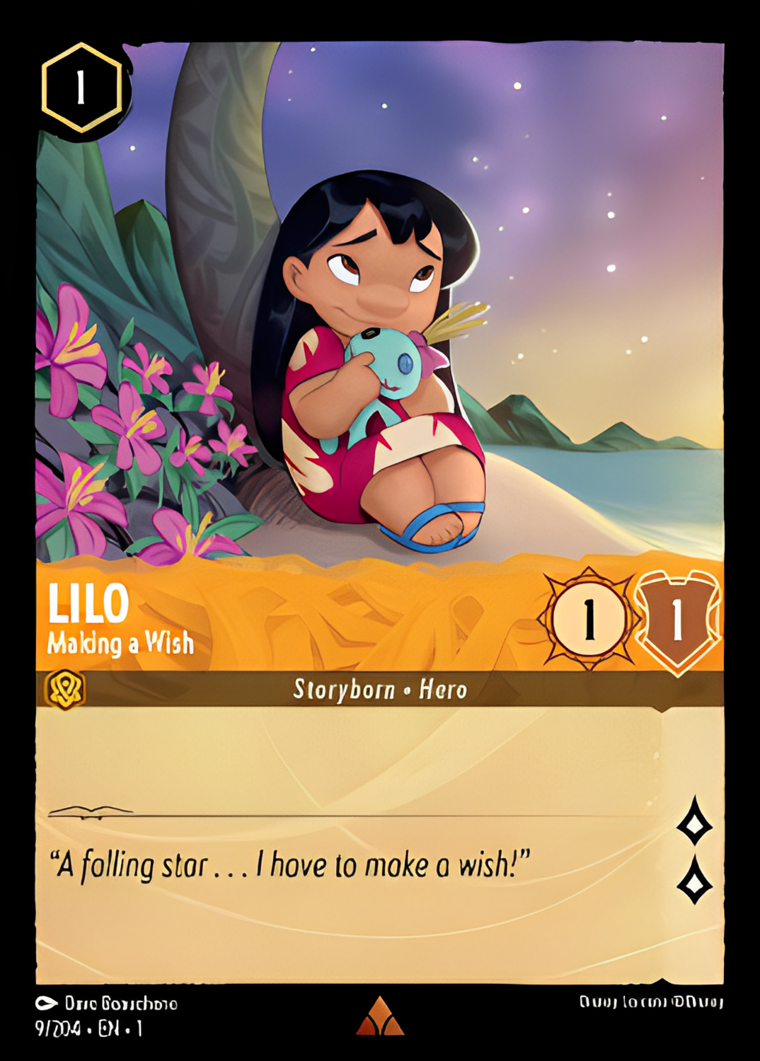 Disney Lorcana The First Chapter 009/204 LILO Making A Wish