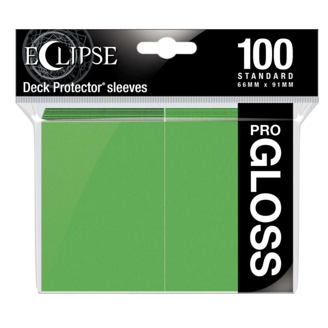 Eclipse PRO Gloss Standard Card Sleeves: Lime Green (100)