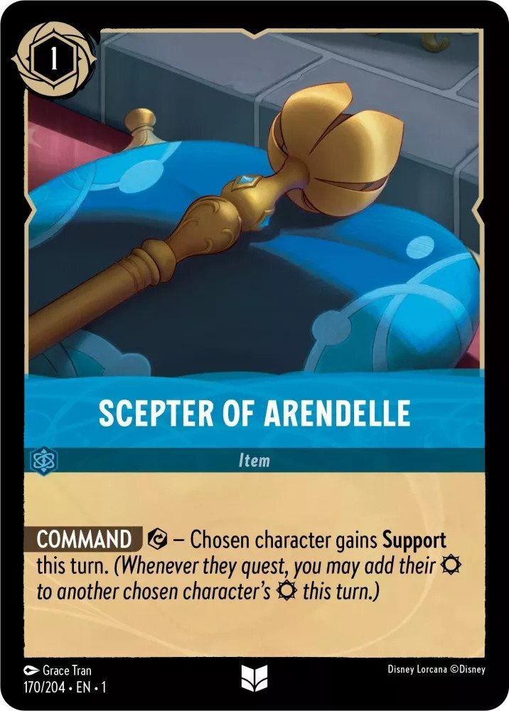 Disney Lorcana The First Chapter 170/204 SCEPTER OF ARENDELLE