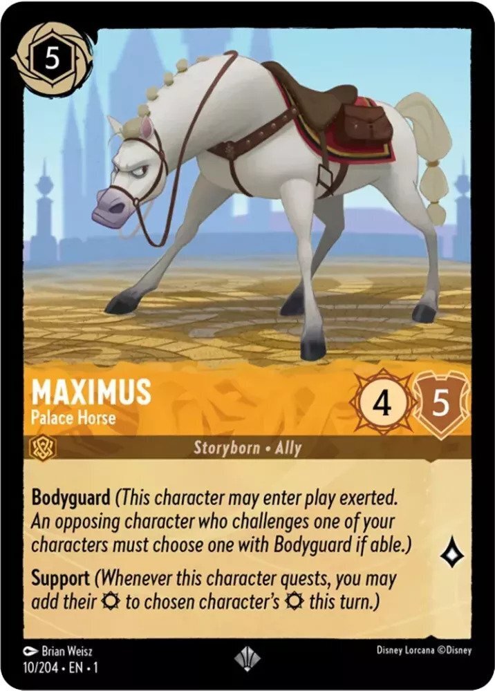 Disney Lorcana The First Chapter 010/204 MAXIMUS Palace Horse