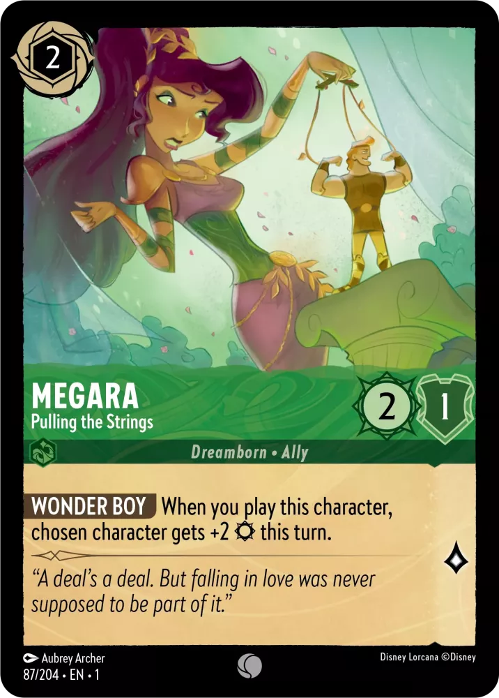 Disney Lorcana The First Chapter 087/204 MEGARA Pulling The Strings