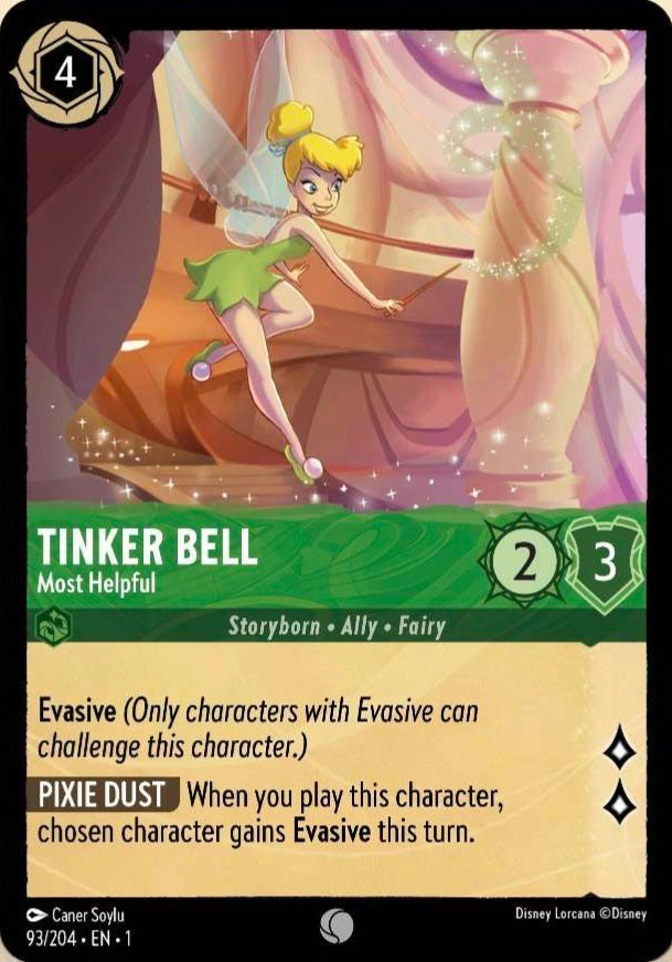 Disney Lorcana The First Chapter 093/204 TINKER BELL Most Helpful