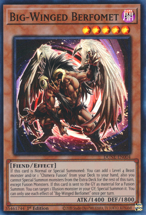 Duelist Nexus DUNE-EN004 Big-Winged Berfomet