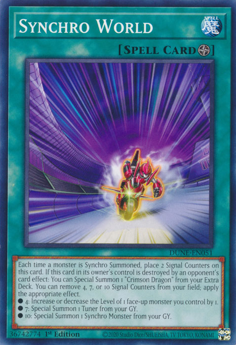 Duelist Nexus DUNE-EN051 Synchro World