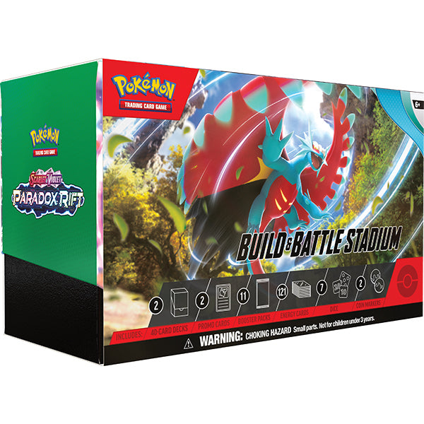 Pokémon TCG Scarlet & Violet Paradox Rift Build and Battle Stadium