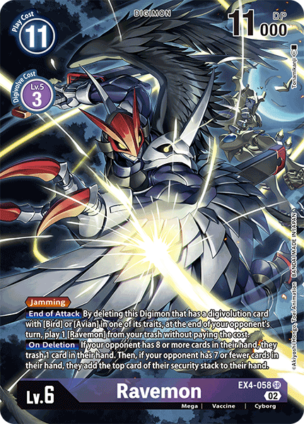 Alternative Being Booster EX04-058 Ravemon Alternative Art