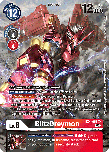 Alternative Being Booster EX04-051 BlitzGreymon