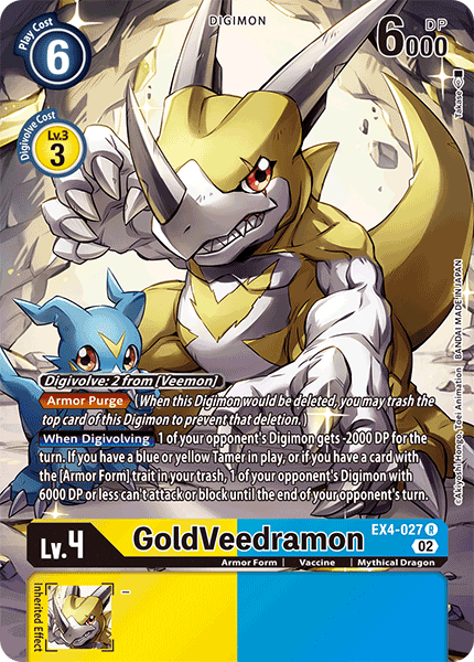 Alternative Being Booster EX04-027 GoldVeedramon Alternative Art