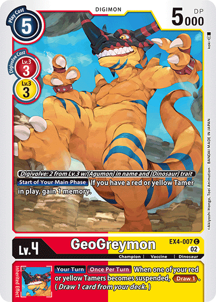 Alternative Being Booster EX04-007 GeoGreymon