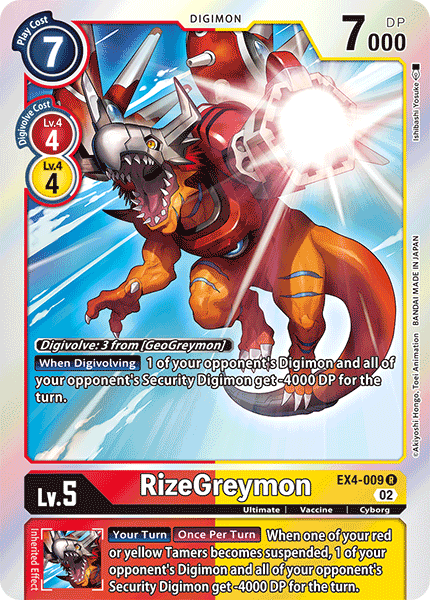 Alternative Being Booster EX04-009 RizeGreymon