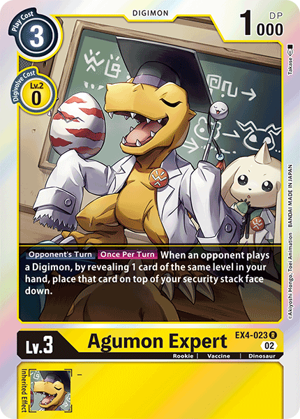 Alternative Being Booster EX04-023 Agumon Expert