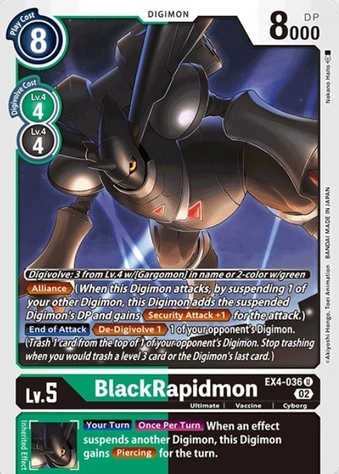 Alternative Being Booster EX04-036 BlackRapidmon