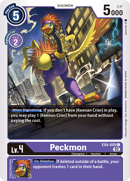 Alternative Being Booster EX04-055 Peckmon