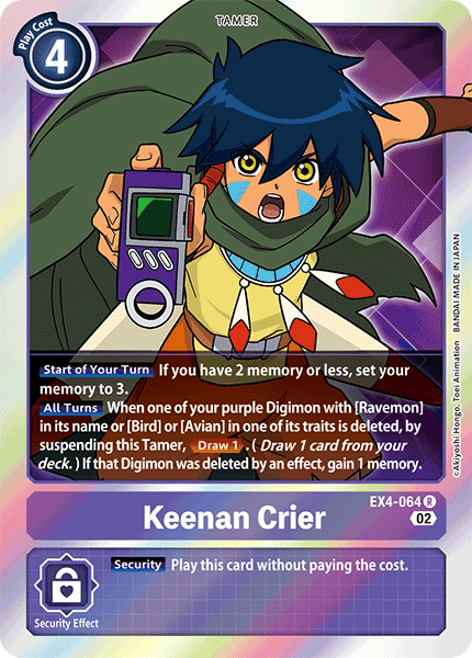 Alternative Being Booster EX04-064 Keenan Crier