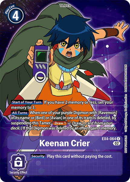 Alternative Being Booster EX04-064 Keenan Crier Alternative Art