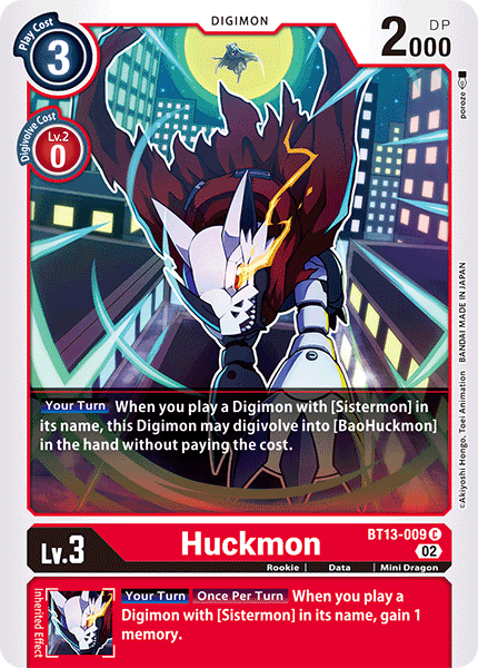 Versus Royal Knights BT13-009 Huckmon