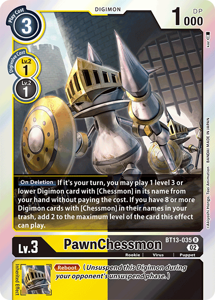 Versus Royal Knights BT13-035 PawnChessmon