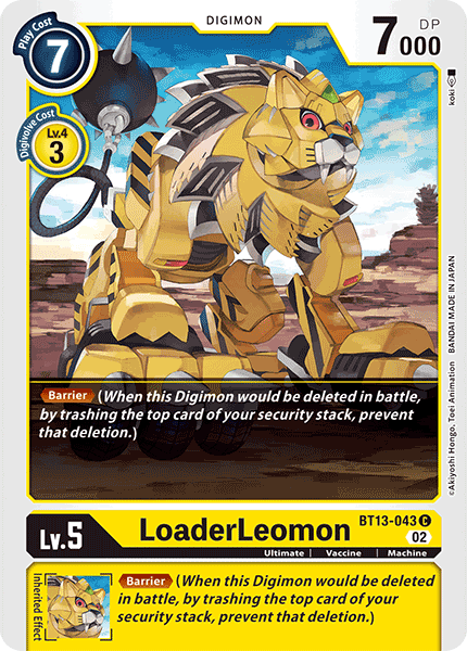 Versus Royal Knights BT13-043 LoaderLeomon