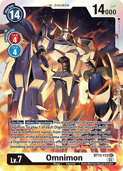 Versus Royal Knights BT13-112 Omnimon