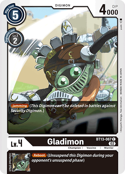 Versus Royal Knights BT13-067 Gladimon