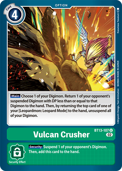 Versus Royal Knights BT13-107 Vulcan Crusher