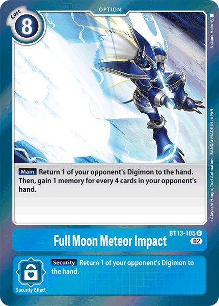 Versus Royal Knights BT13-105 Full Moon Meteor Impact