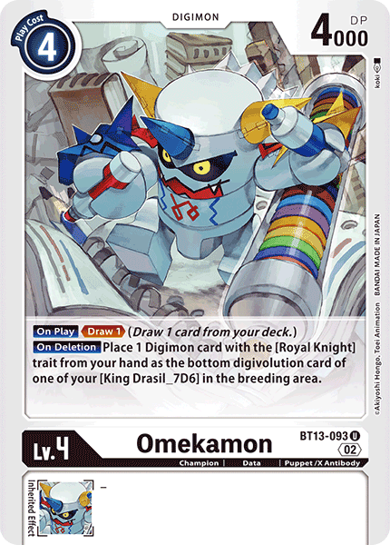 Versus Royal Knights BT13-093 Omekamon