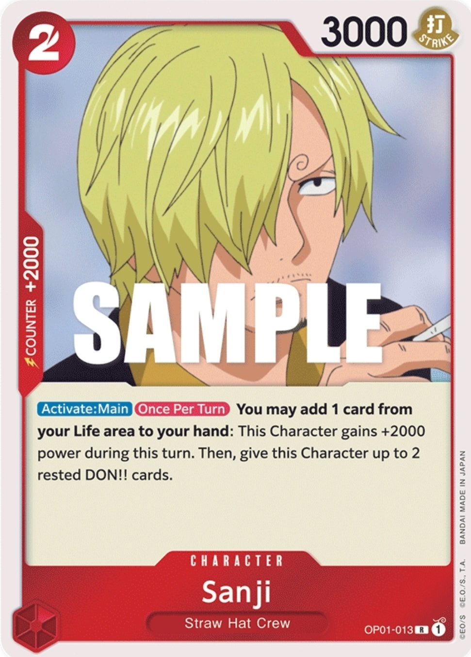 OP01-013 | R | CHARACTER Sanji