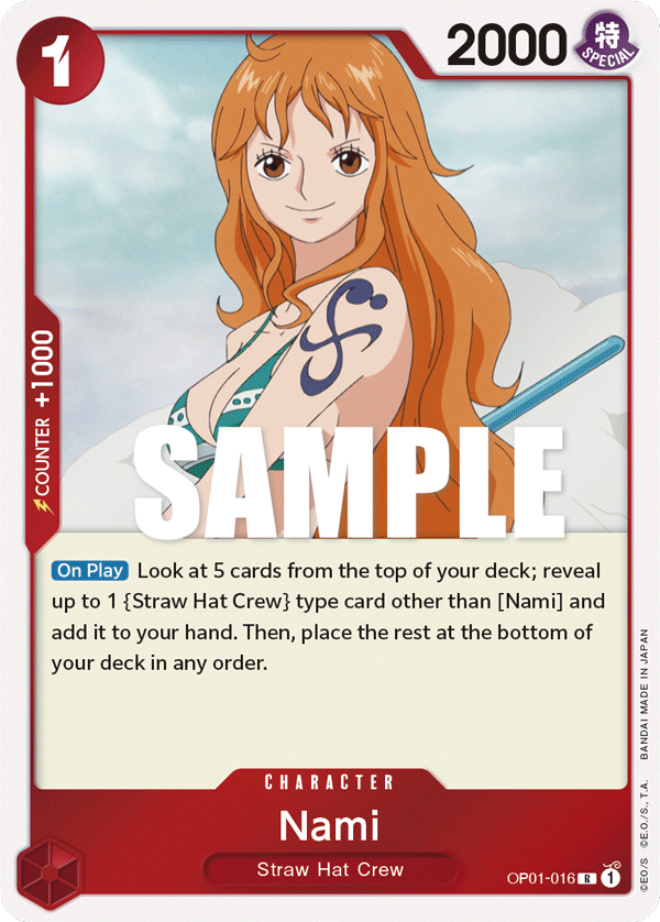 OP01-016 | R | CHARACTER Nami